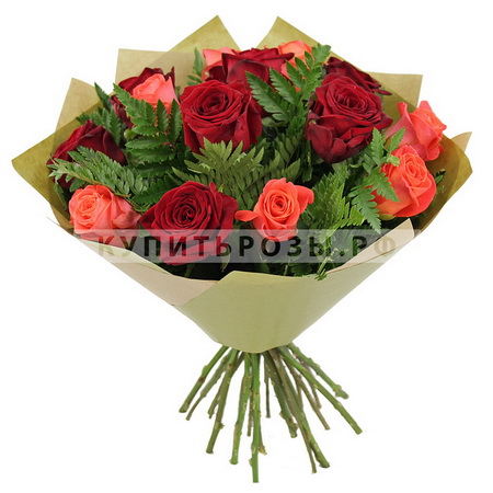 Букет роз Веселая встреча купить в Москве недорого